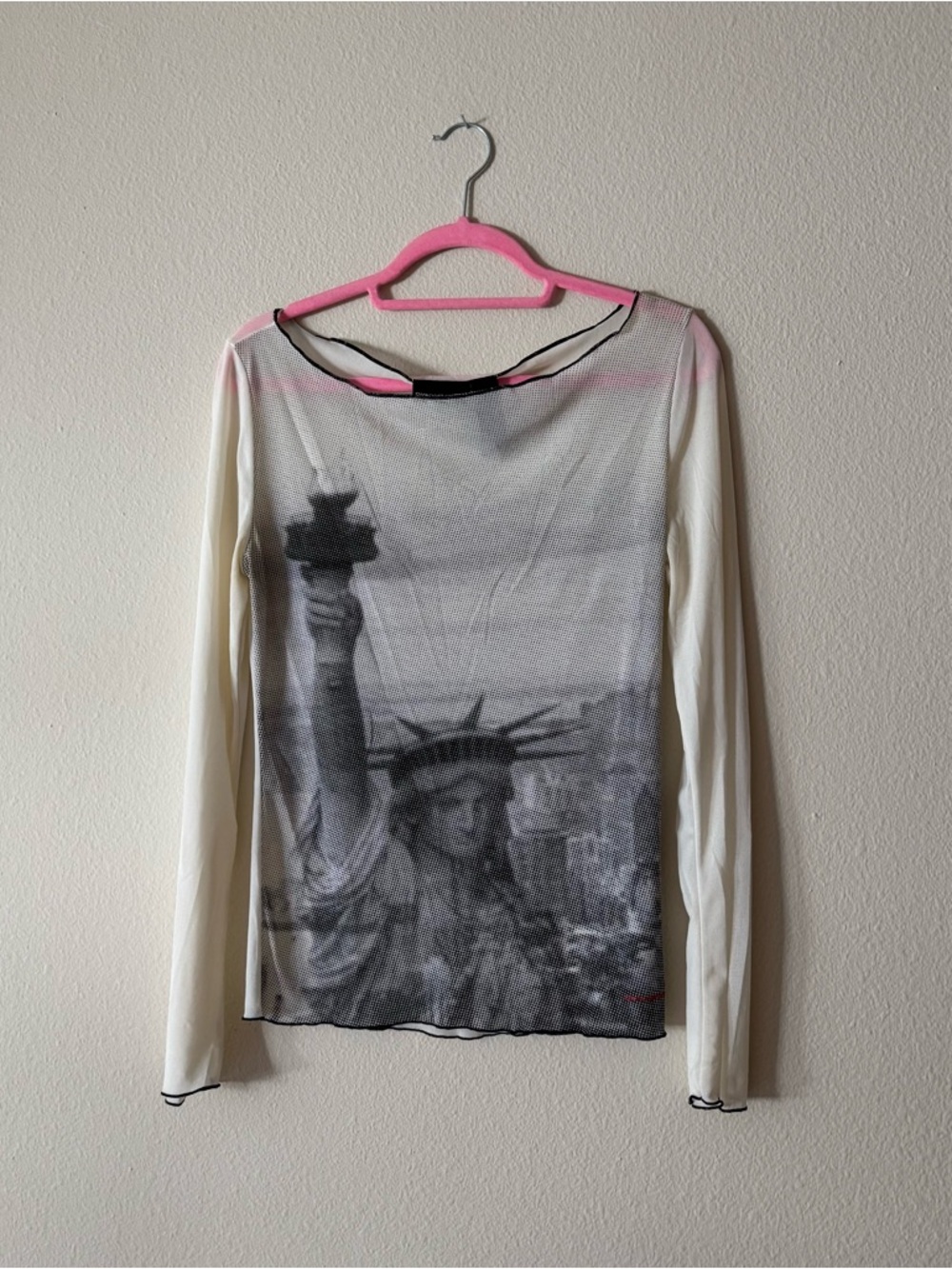 Vintage DKNY Jeans Mesh Statue of Liberty 🗽1998